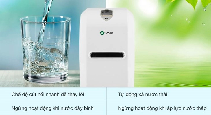 Máy lọc nước RO AOSmith C1 4 lõi Máy lọc nước RO AOSmith C1 4 lõi