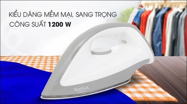 Bàn ủi khô Tefal FS2610L0 sở hữu thiết kế gọn gàng, sang trọng