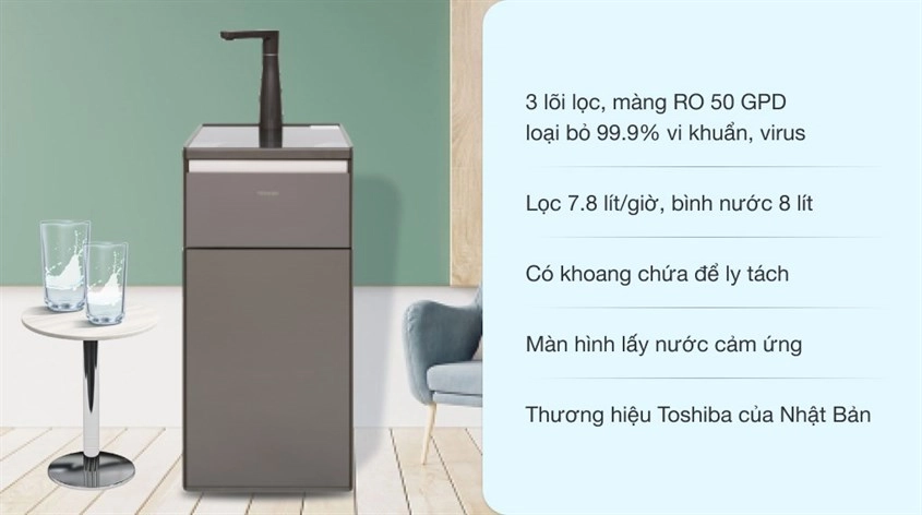 Máy lọc nước RO Toshiba TWP-N1843SV 3 lõi Máy lọc nước RO Toshiba TWP-N1843SV 3 lõi