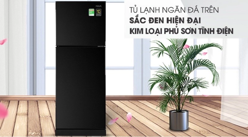 Tủ lạnh Aqua Inverter 186 lít AQR-T219FA(PB) với thiết kế truyền thống ngăn đá trên, cộng sắc đen tuyền hiện đại Tủ lạnh Aqua Inverter 186 lít AQR-T219FA(PB) với thiết kế truyền thống ngăn đá trên, cộng sắc đen tuyền hiện đại