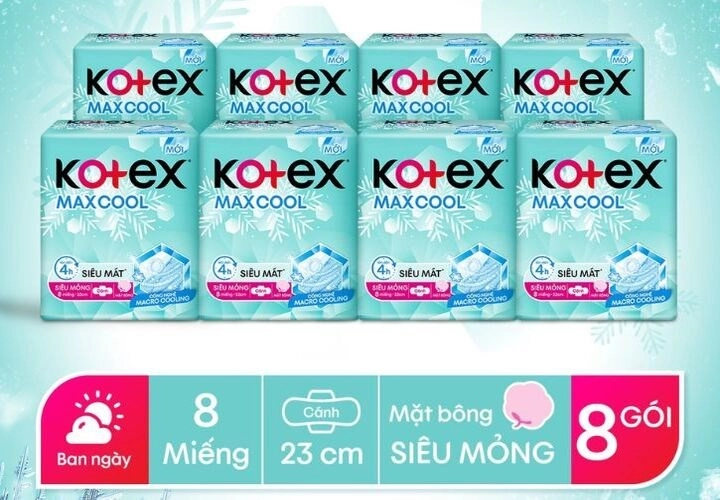 Băng vệ sinh Kotex cool mát lạnh