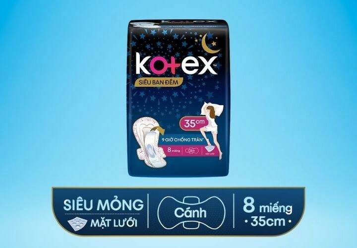 Băng vệ sinh Kotex siêu thấm hút