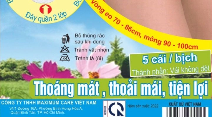 Quần lót giấy tiện dụng khi mang đi du lịch