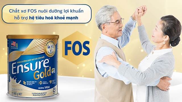 FOS - Sữa bột Ensure Gold hương vani 400g