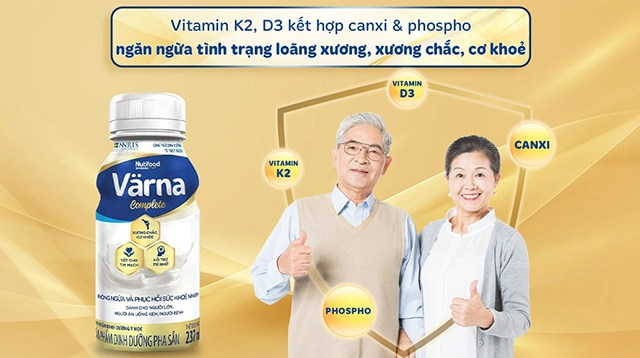 Vitamin - Lốc 6 chai sữa bột pha sẵn Nutifood Varna Complete hương nhạt thanh 237 ml