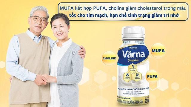 MUFA - Lốc 6 chai sữa bột pha sẵn Nutifood Varna Complete hương nhạt thanh 237 ml
