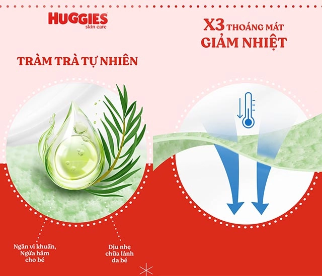 Tã quần Huggies Skincare size XL 38 miếng (12 - 17 kg) - Bề mặt