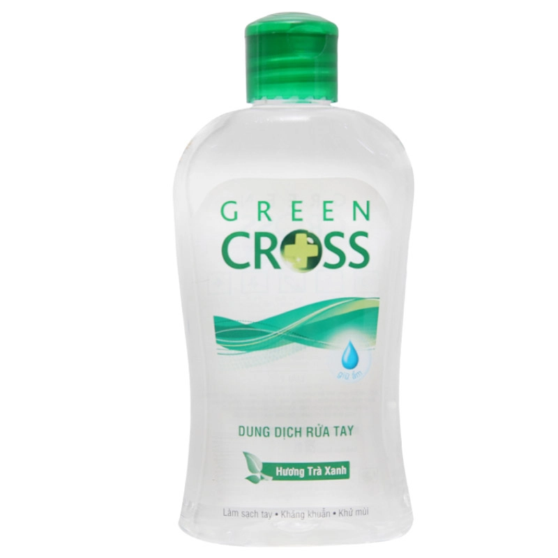 Nước rửa tay khô Green Cross hương trà xanh chai 250 ml-1