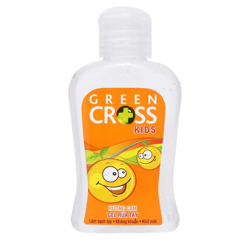 Gel rửa tay khô Green Cross trẻ em hương cam chai 100 ml-1