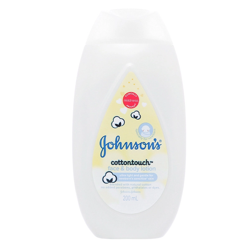 Sữa dưỡng ẩm cho bé Johnson's Cotton Touch Face & Body Lotion 200 ml-1