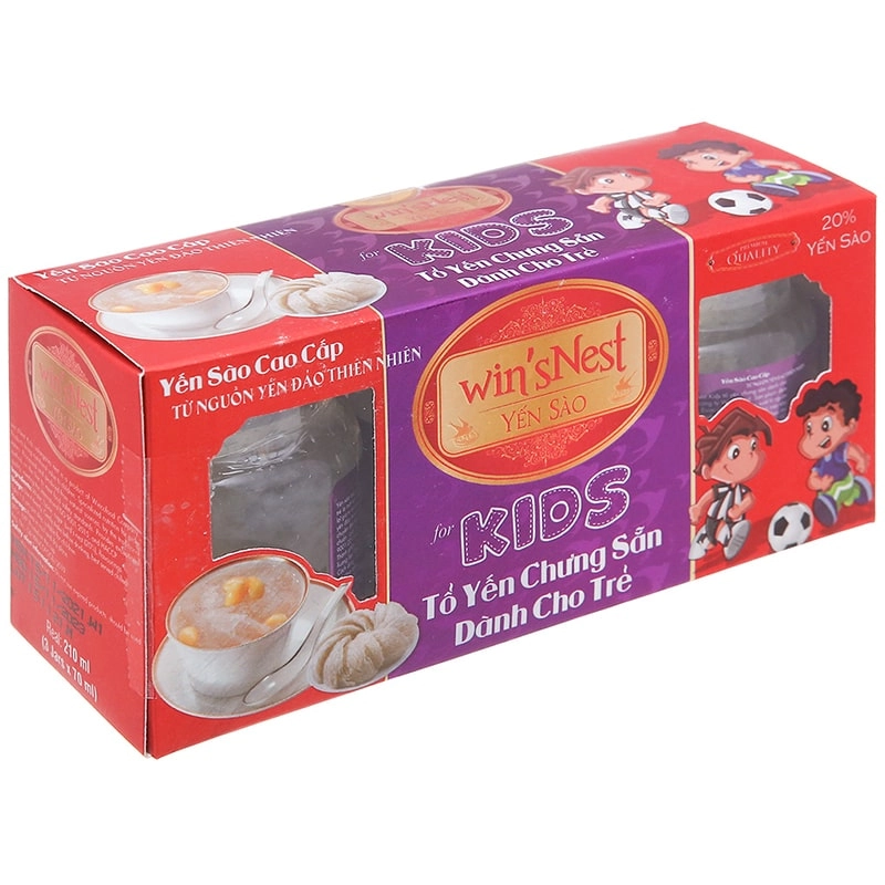 Hộp 3 hũ nước yến sào Win'snest Kids 70 ml/hũ (từ 1 tuổi)-1
