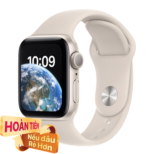 ng h Apple Watch SE 2022 40mm vi n nh m d y silicone
