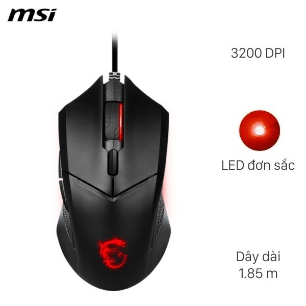 Chuột C&oacute; d&acirc;y Gaming MSI Clutch GM08