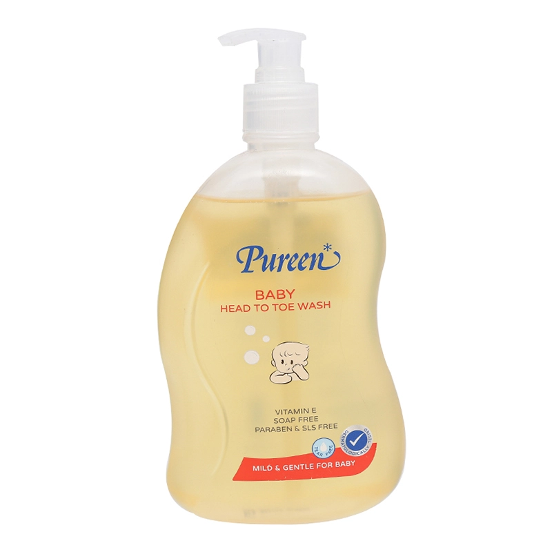 Sữa tắm gội cho bé Pureen Pro Vitamin B5 & Vitamin E hương dịu nhẹ 500 ml (mọi độ tuổi)-1