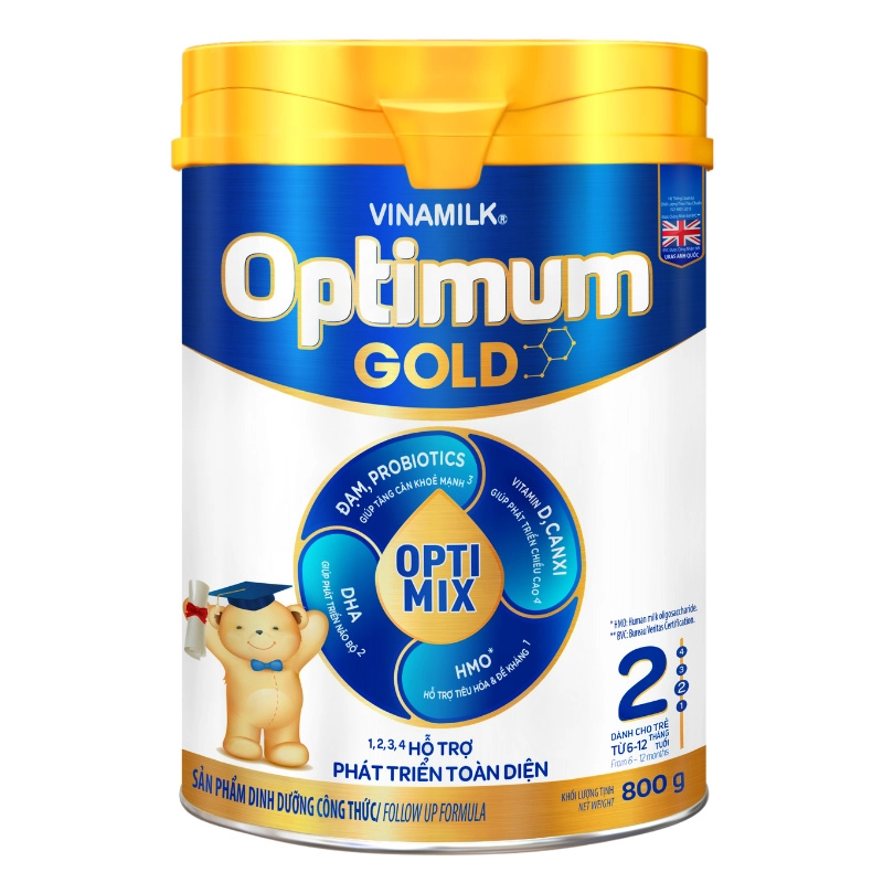 Sữa bột Vinamilk Optimum Gold số 2 800g (6 - 12 tháng)-1