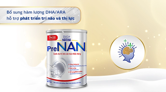 Sữa PreNAN 400g (trẻ sơ sinh) dành cho trẻ sinh non, nhẹ cân - AVAKids.com