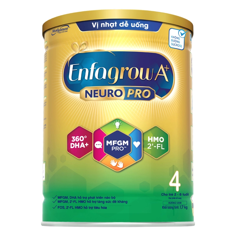 Sữa bột Enfagrow A+ Neuropro số 4 vị nhạt dễ uống 1.7 kg (2 - 6 tuổi)-0