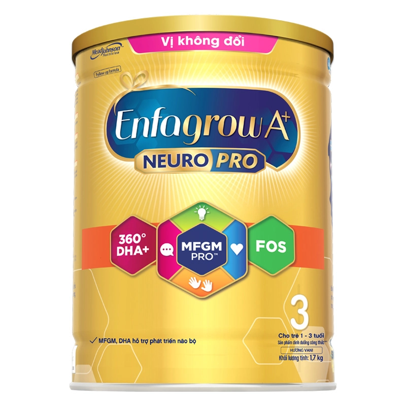 Sữa bột Enfagrow A+ Neuropro số 3 vị không đổi 1.7 kg (1 - 3 tuổi)-1