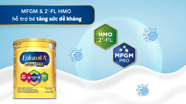 Tăng sức đề kháng - Sữa bột Enfamil A+ Neuropro số 1 400g (0 - 6 tháng)