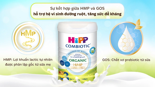 Sữa bột HiPP Organic Combiotic số 3 - HMP và GOS