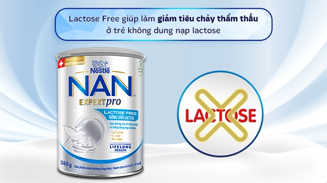 Sữa bột NAN Expert Pro Lactose Free 400g (0 - 3 tuổi) - Lactose Free