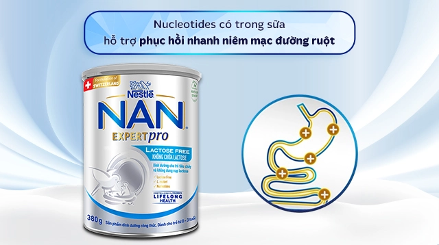 Sữa bột NAN Expert Pro Lactose Free 400g (0 - 3 tuổi) - Nucleotides