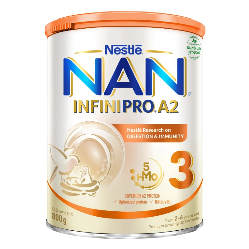 Sữa bột Nestlé NAN InfiniPro A2 số 3 800g (2 - 6 tuổi)-1