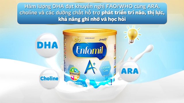 Enfamil store a+ lactofree