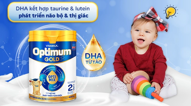 Sữa bột Vinamilk Optimum Gold số 2 400g - DHA