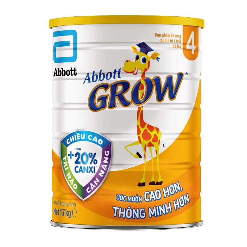 Sữa bột Abbott Grow số 4 hương vani 1.7 kg (từ 2 tuổi)-1
