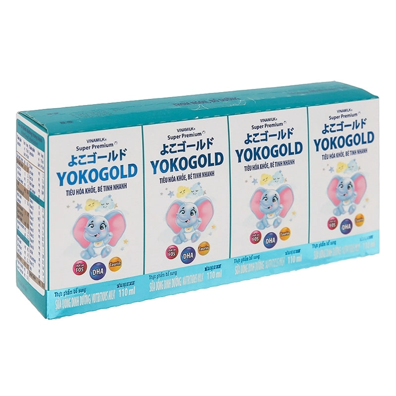 Lốc 4 hộp sữa pha sẵn Vinamilk Yoko Gold 110 ml (từ 1 tuổi)-2
