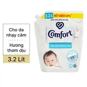 Nước xả cho bé Comfort dịu nhẹ túi 3.2 lít