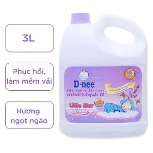 Nước xả cho bé D-nee tím can 3 lít