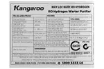 Máy lọc nước RO Hydrogen Kangaroo KG10G5VTU 10 lõi