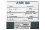 Máy hút mùi kính vát Kocher K-2080V 70