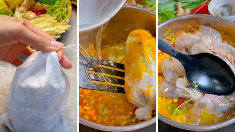 Nguyên liệu làm lẩu Thái Tom Yum nước cốt dừa