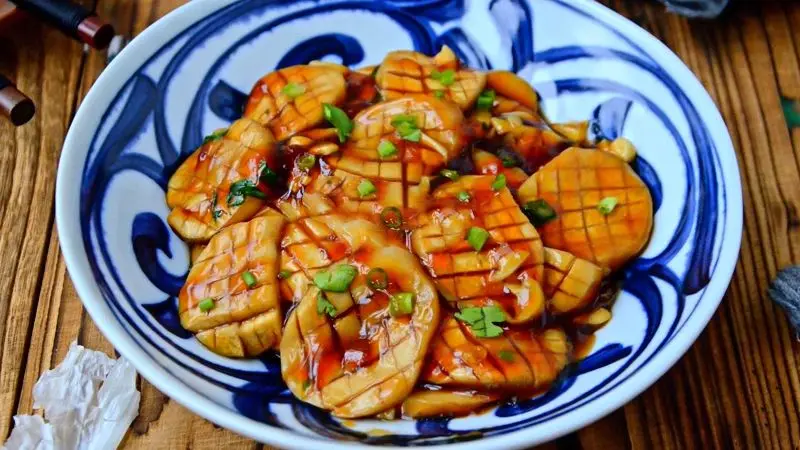 Nấm đùi gà sốt chua ngọt