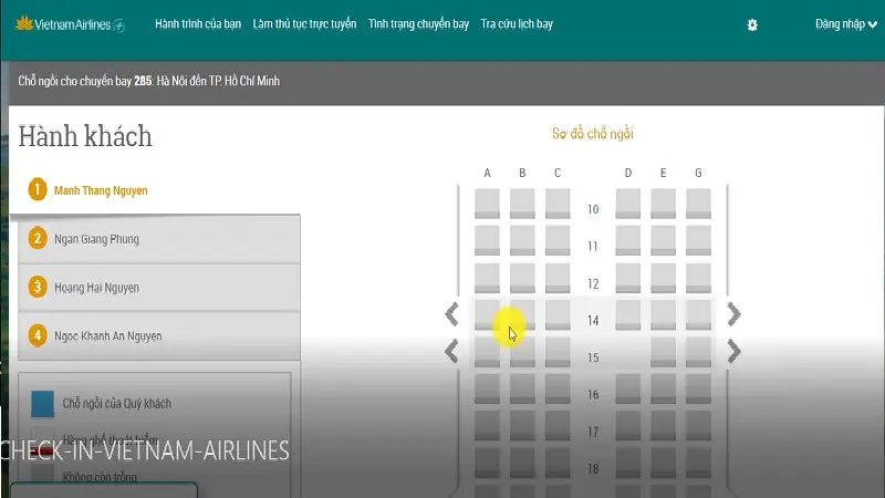 Check In Truc Tuyen Vietnam Airline www.bachhoaxanh.com