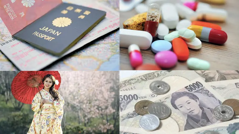 Trước khi du lịch Nhật Bản bạn cần chuẩn bị một vài thứ như visa, tiền yên, thuốc say xe,...