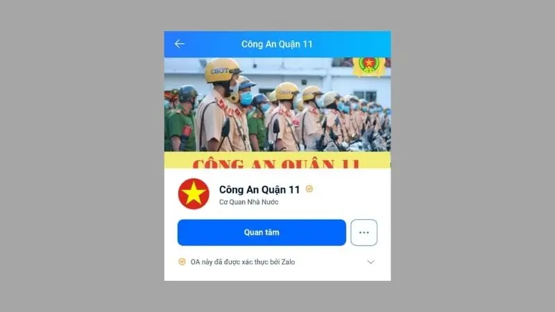 Tra cứu trên ứng dụng Zalo
