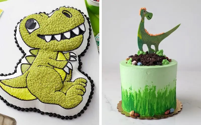 Mẫu bánh sinh nhật khủng long ấn tượng