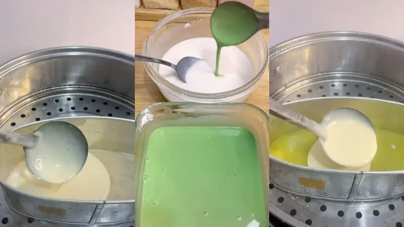  Hấp bánh và cuộn bánh