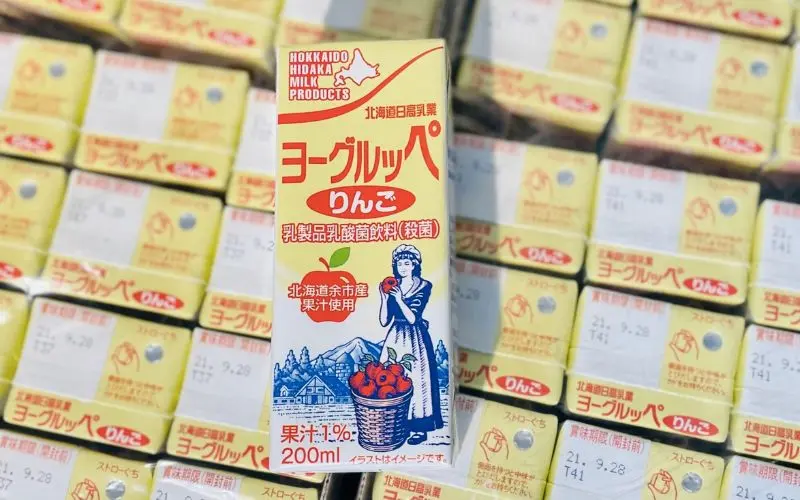 Sữa chua uống Hokkaido vị táo