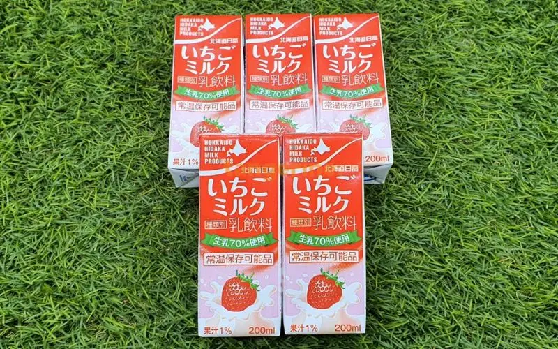 Sữa tươi nguyên kem Hokkaido vị dâu