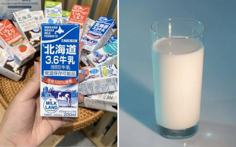 Hướng dẫn sử dụng sữa tươi Hokkaido