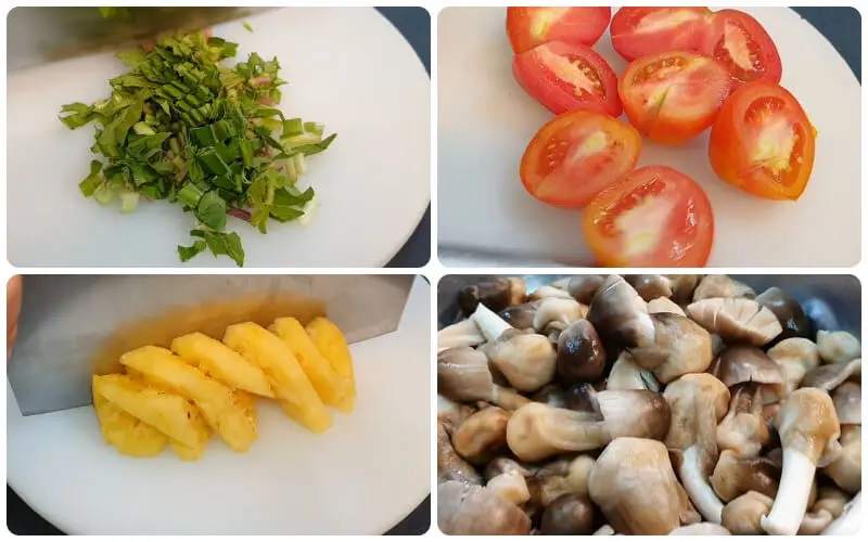 Cho 10g me vào chén, thêm lượng nước nóng vừa đủ, khuấy đều để lấy nước cốt me.