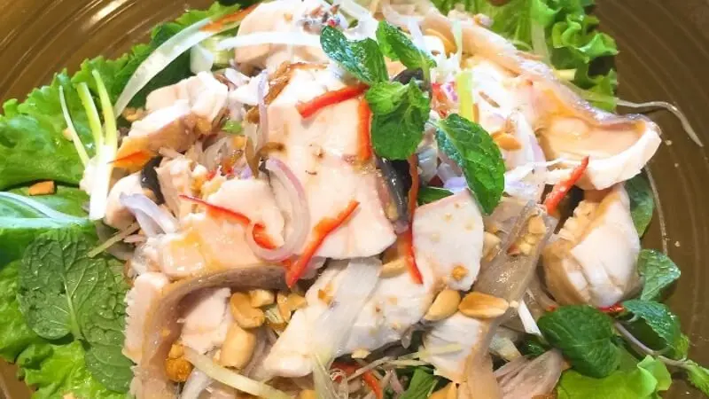 Gỏi cá tầm