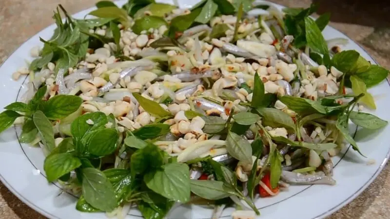 Gỏi cá cơm
