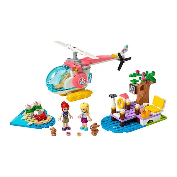 Đồ chơi lắp ráp trực thăng giải cứu thú cưng Lego Friends 41692 (249 chi tiết)-1
