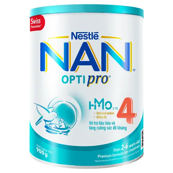 Sữa bột NAN Optipro số 4 900g (2 - 6 tuổi)-1